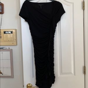 BCBG blk cocktail dress with long zipper on side